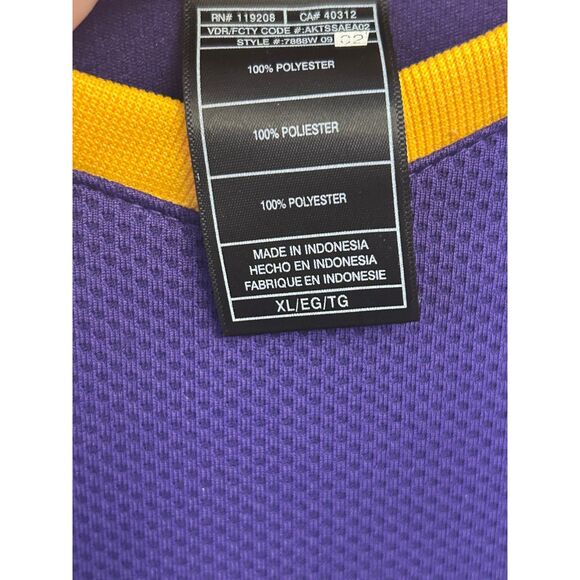Adidas Vintage LA LOS ANGELES SPARKS SHOOTING SHIRT WNBA Jersey Womens XL - Picture 5 of 7